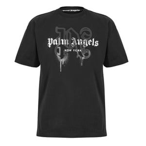 Men's Palm Angels Palm Ny Mono Tee in Black Black