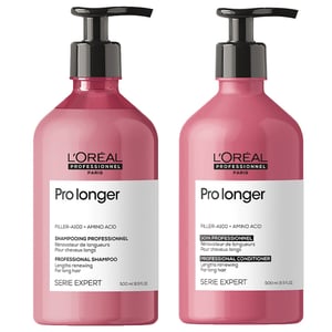 L'oreal Professionnel Series Expert Pro Longer Shampoo 500ml & Serie Expert Pro Longer Conditioner 500ml Duo