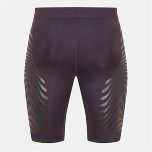 Men's adidas Promo Compression Fit Running Shorts in Aurora Black
