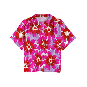 Pom Amsterdam Blouse korte mouw sp9649