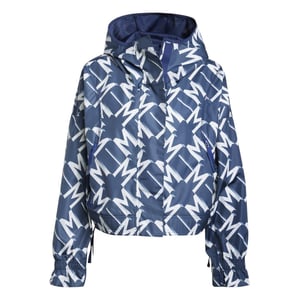 Women's adidas MUFC Cropped Relaxed Fit Athletic Top in Night Indigo