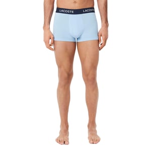 Lacoste Katoenen stretch boxershorts heren (3-pack) (Lichtblauw/blauw/navy)
