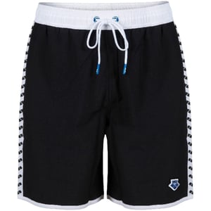 Men's Arena Unisex Bermuda Team Stripe in Black White
