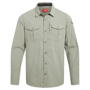 Craghoppers Mens Adventure III Nosilife Long-Sleeved Shirt (Bayleaf)