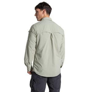 Craghoppers Mens Adventure III Nosilife Long-Sleeved Shirt (Bayleaf)