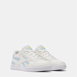 Women's Reebok Court Advance Low Top Court Shoes in Chalk/Softblue