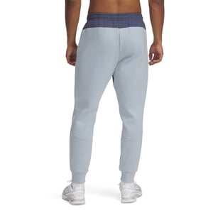 Men's Under Armour Unstoppable Fleece Joggers with Zipped Pocket in Gray/Blue/Black