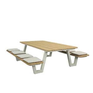 SenS-Line livorno picknickbank 220x217x70cm kunststof