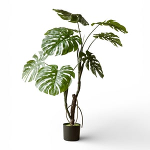 Indore Home Monstera kunstplant van 130 cm voor een frisse en tropische interieurstijl