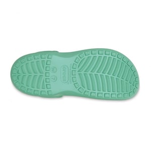 Women's Crocs Baya Platform Closed Toe Clogs in Jade Stone