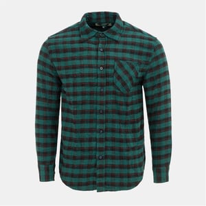 Men's Firetrap Check Shirt in Green/Black