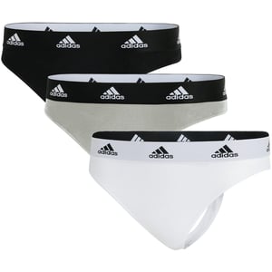 Women's adidas 3 Pack Thong in .Assorted