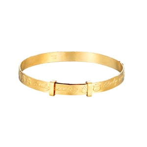 Rolled Gold Cheeky Monkey Adjustable Children's Bangle