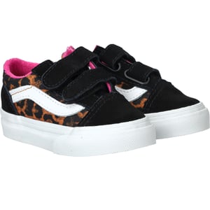 Vans Old Skool V Leopard Pop Sneakers Meisjes