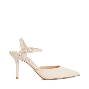 Dune Ladies Channel - Buckle-Detail Heeled Courts