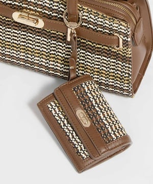 Dune Accessories Kimble - Reptile-Effect Leather Card Holder