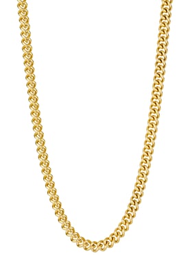 20" Rolled Gold Curb Chain Necklace