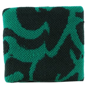 Asics Graphic Black/Green Wristband