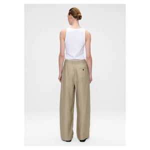 Zenggi Light linen mix jade pants pantalons x05-1006 646