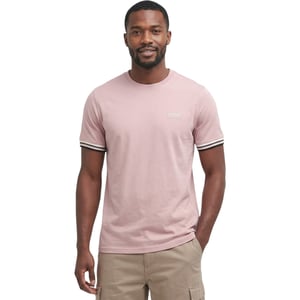 Barbour Mens B.Intl Burnwood Tipped Cuff T-Shirt Soft Cotton T-Shirts