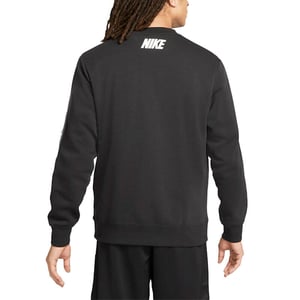 Nike Black Mens Repeat Tape Fleece Sweatshirt