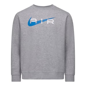 Nike Air Mens Grey Blue Fleece Sweatshirt