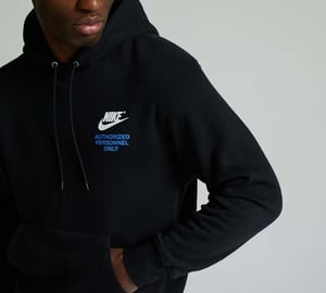 Nike Black Authorized Personnel Fleece Hoodie
