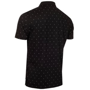 Men's Calvin Klein Golf G Stk Prnt Polo in Black