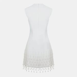 Women's Odd Muse Pearl Drop Sleeveless Dress in White