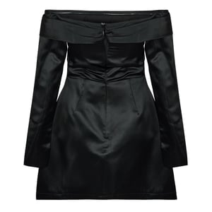 Women's Odd Muse Mus Satin Bardot Ld99 in Black