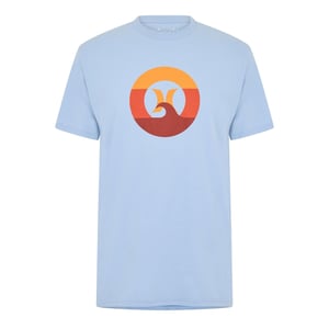 Men's Hurley Srf Sprt Ss T Sn99 in Grey
