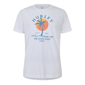 Men's Hurley Plmy Day Ss T Sn99 in White