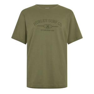 Men's Hurley Surf Co Ss T Sn99 in Green