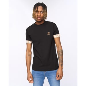 Men's SikSilk Tech T Shirt Sn99 in Black