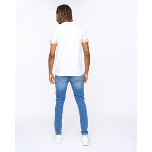 Men's SikSilk Tech T Shirt Sn99 in White