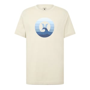 Men's Hurley Srf Sprt Ss T Sn99 in Cream