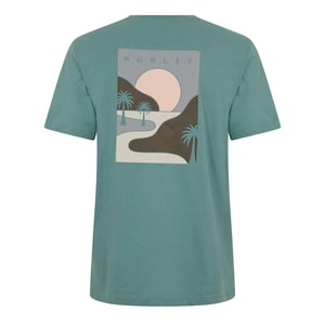 Men's Hurley M Sunset Ss T Sn99 in Green