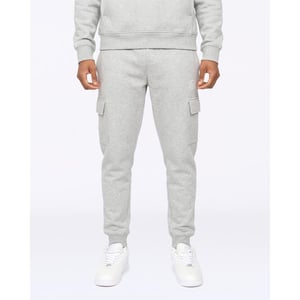 Men's SikSilk Logo Cargos Sn99 in Grey Marl