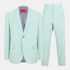 Men's Boss Kris Teaganfx Suit in Pastel Green