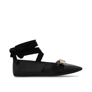 Gucci Zwarte Kalfsleren Ballerina's