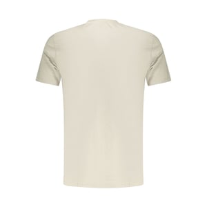 Hugo Boss Beige Cotton Men T-Shirt