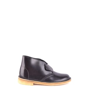 Clarks Zwarte Leren Veterschoenen