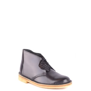 Clarks Zwarte Leren Veterschoenen