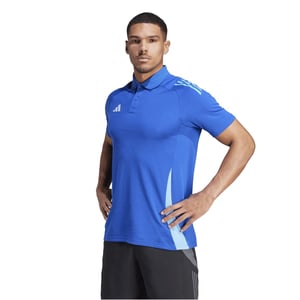 Men's adidas Tiro24 C Polo Shirt in Royal Blue