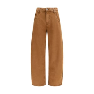 Jacob Cohen Bruinen Katoenen Relaxed Fit Jeans