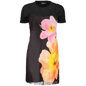 Desigual Zwart Katoenen Damesjurk