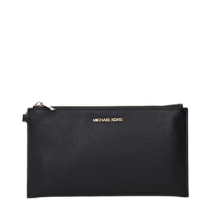 Michael Kors Zwarte Leren Clutch Tas