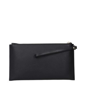 Michael Kors Zwarte Leren Clutch Tas