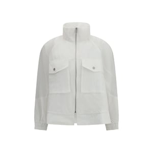 PINKO Witte Polyester Shell Jas