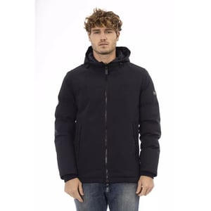 Baldinini Trend Blauwe Polyester Shell Jacket